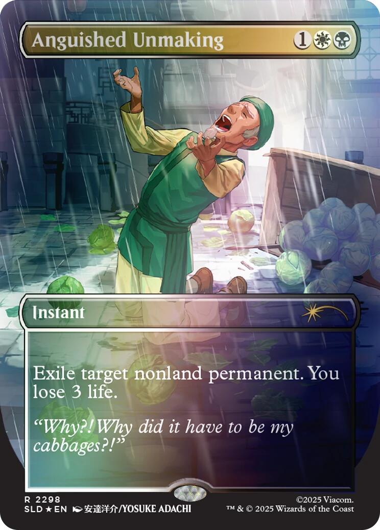 Anguished Unmaking (2298) (Rainbow Foil) [Secret Lair Drop Series] | Anubis Games and Hobby