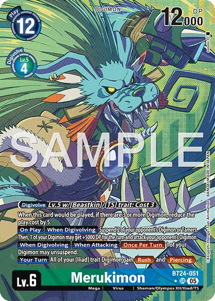 Merukimon [BT24-051] (Alternate Art) [Time Stranger] | Anubis Games and Hobby