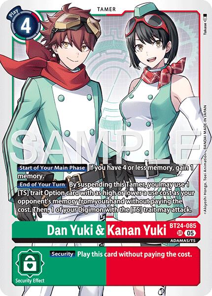 Dan Yuki & Kanan Yuki [BT24-085] [Time Stranger] | Anubis Games and Hobby