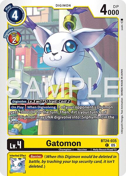 Gatomon [BT24-035] [Time Stranger] | Anubis Games and Hobby