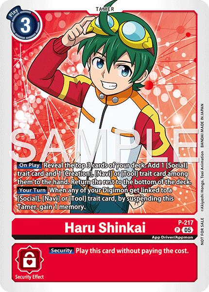 Haru Shinkai [P-217] (Official Store Tournament 2026 Vol. 1) [Promotional Cards] | Anubis Games and Hobby