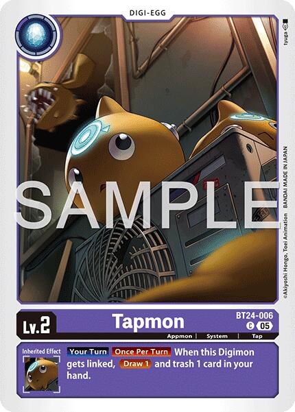 Tapmon [BT24-006] [Time Stranger] | Anubis Games and Hobby
