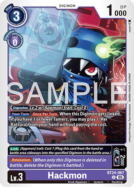 Hackmon [BT24-067] [Time Stranger] | Anubis Games and Hobby