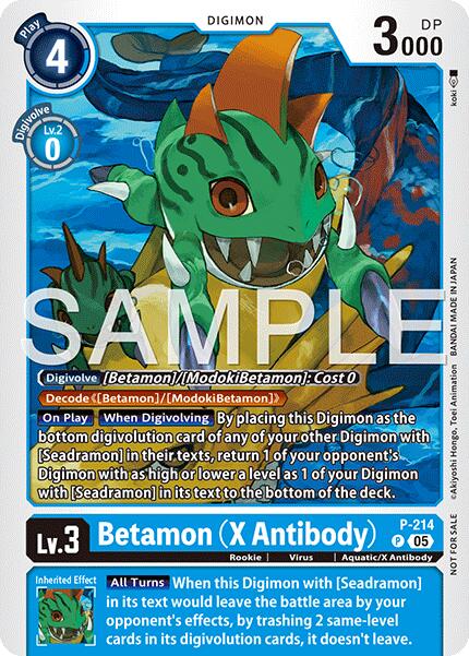 Betamon [P] (X Antibody) (Official Store Tournament 2026 Vol. 1) [Promotional Cards] | Anubis Games and Hobby