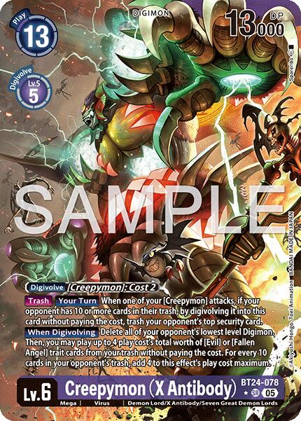Creepymon [BT24-078] (X Antibody) (Alternate Art) [Time Stranger] | Anubis Games and Hobby