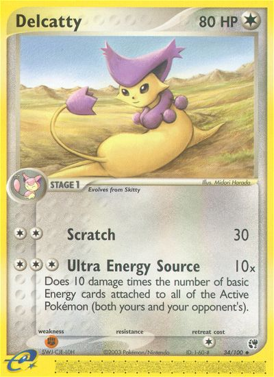 Delcatty (34/100) [EX: Sandstorm] | Anubis Games and Hobby