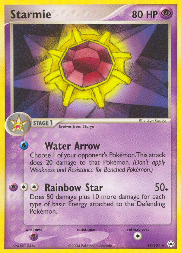 Starmie (49/101) [EX: Hidden Legends] | Anubis Games and Hobby