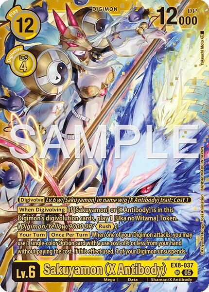 Sakuyamon [EX8-037] (X Antibody) (Alternate Art) [Starter Deck: Amethyst Mandala Advanced Deck Set] | Anubis Games and Hobby