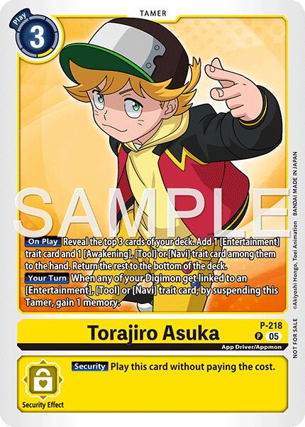 Torajiro Asuka [P-218] (Official Store Tournament 2026 Vol. 1) [Promotional Cards] | Anubis Games and Hobby