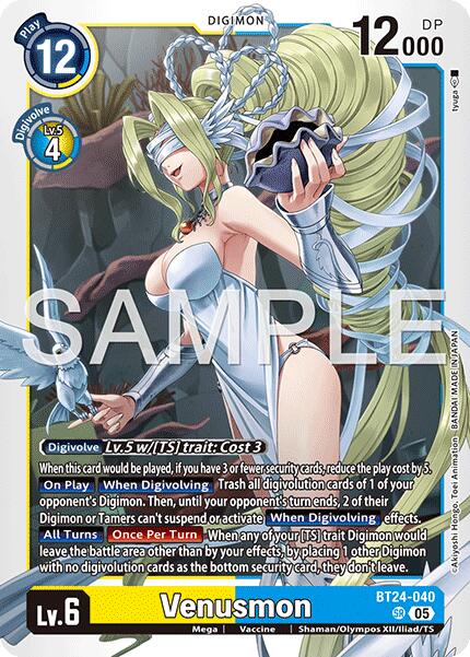 Venusmon [BT24-040] [Time Stranger] | Anubis Games and Hobby