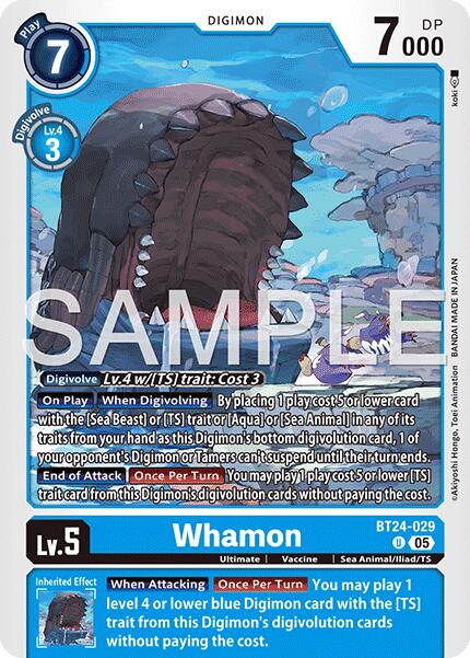 Whamon [BT24-029] [Time Stranger] | Anubis Games and Hobby