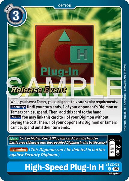 High-Speed Plug-In H [ST22-09] [Starter Deck: Amethyst Mandala Advanced Deck Set Release Event Cards] | Anubis Games and Hobby