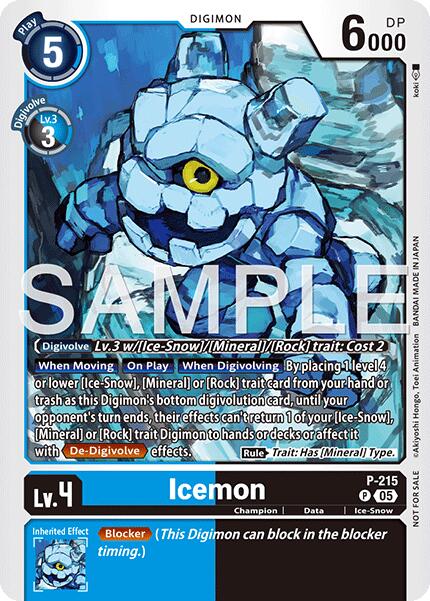 Icemon [P-215] (Official Store Tournament 2026 Vol. 1) [Promotional Cards] | Anubis Games and Hobby
