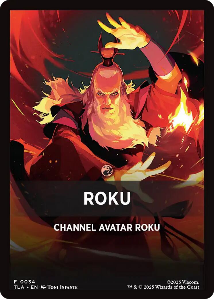 Roku Theme Card [Avatar: The Last Airbender Tokens] | Anubis Games and Hobby