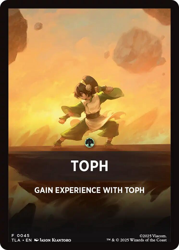 Toph Theme Card [Avatar: The Last Airbender Tokens] | Anubis Games and Hobby