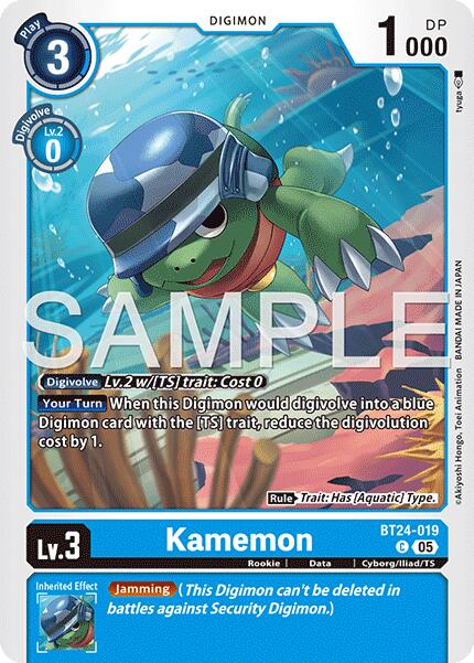 Kamemon [BT24-019] [Time Stranger] | Anubis Games and Hobby