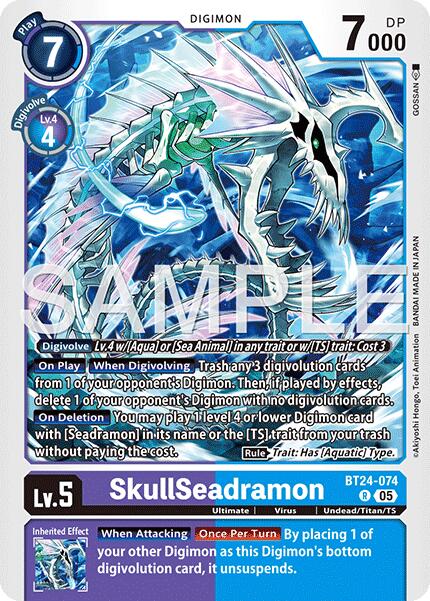 SkullSeadramon [BT24-074] [Time Stranger] | Anubis Games and Hobby