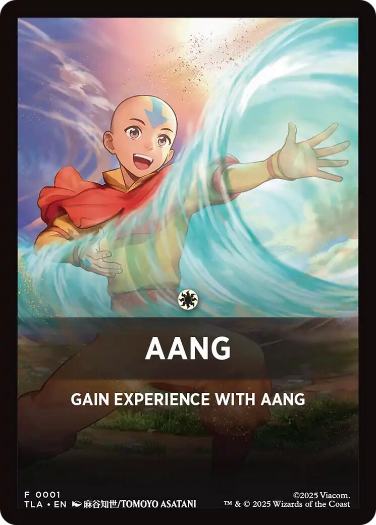 Aang Theme Card [Avatar: The Last Airbender Tokens] | Anubis Games and Hobby