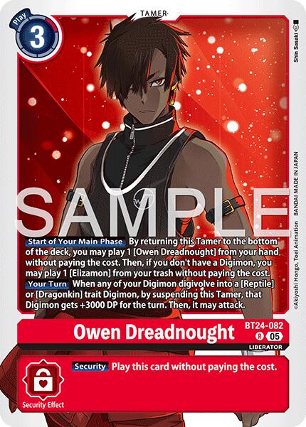 Owen Dreadnought [BT24-082] [Time Stranger] | Anubis Games and Hobby