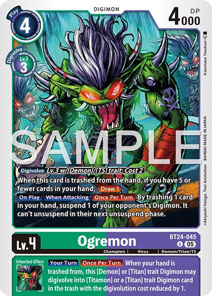Ogremon [BT24-045] [Time Stranger] | Anubis Games and Hobby