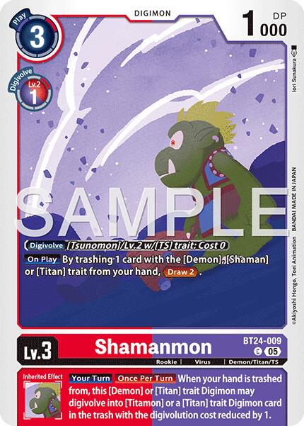 Shamanmon [BT24-009] [Time Stranger] | Anubis Games and Hobby