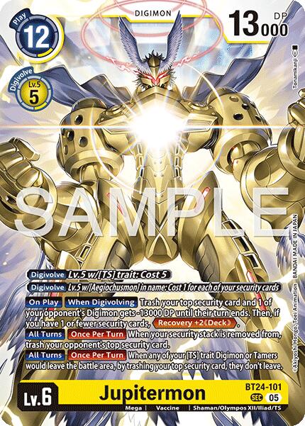 Jupitermon [BT24-101] [Time Stranger] | Anubis Games and Hobby