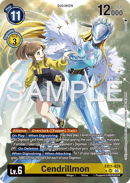 Cendrillmon [EX11-024] (Alternate Art) [Dawn of Liberator] | Anubis Games and Hobby