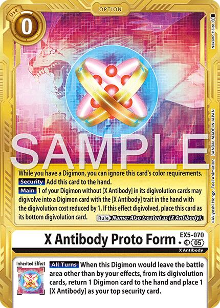 X Antibody Proto Form [EX5-070] (Alternate Art) [Advanced Booster Digimon Generation] | Anubis Games and Hobby
