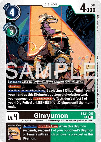 Ginryumon [BT24-055] [Time Stranger] | Anubis Games and Hobby