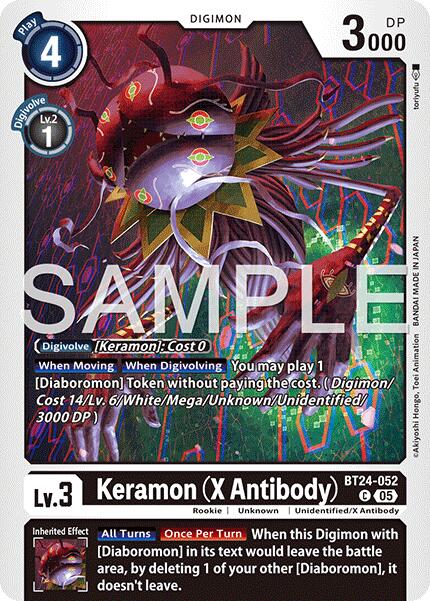 Keramon [BT24-052] (X Antibody) [Time Stranger] | Anubis Games and Hobby