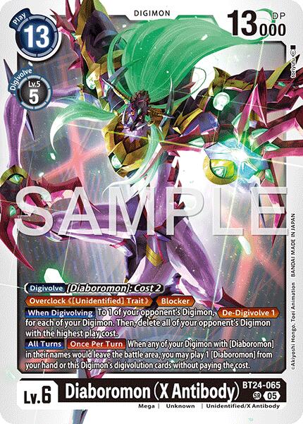 Diaboromon [BT24-065] (X Antibody) [Time Stranger] | Anubis Games and Hobby