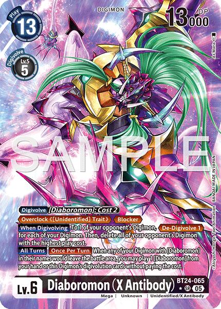 Diaboromon [BT24-065] (X Antibody) (Alternate Art) [Time Stranger] | Anubis Games and Hobby