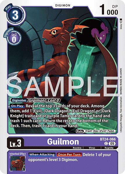 Guilmon [BT24-066] [Time Stranger] | Anubis Games and Hobby
