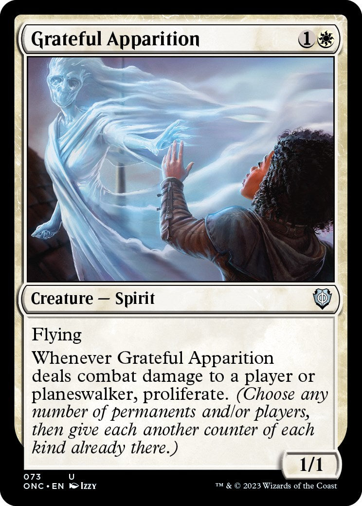 Grateful Apparition [Phyrexia: All Will Be One Commander] | Anubis Games and Hobby