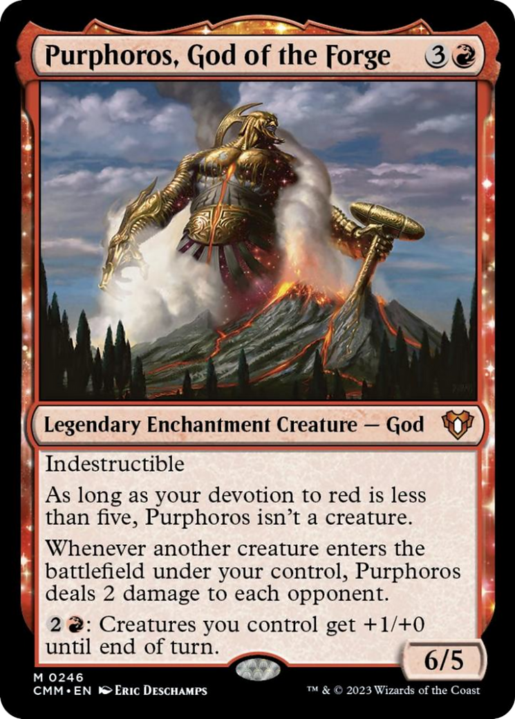 Purphoros, God of the Forge [Commander Masters] | Anubis Games and Hobby