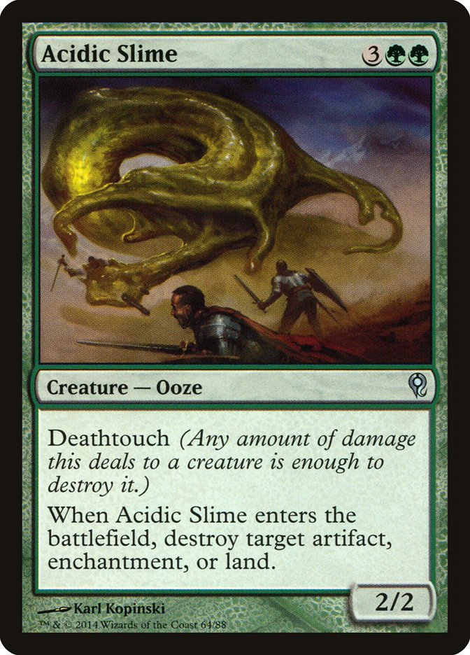 Acidic Slime [Duel Decks: Jace vs. Vraska] | Anubis Games and Hobby