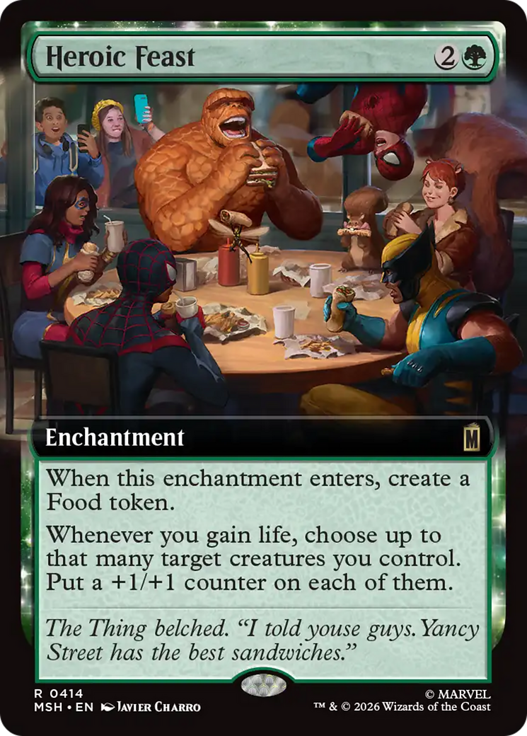 Heroic Feast (Extended Art) [Marvel Super Heroes] | Anubis Games and Hobby