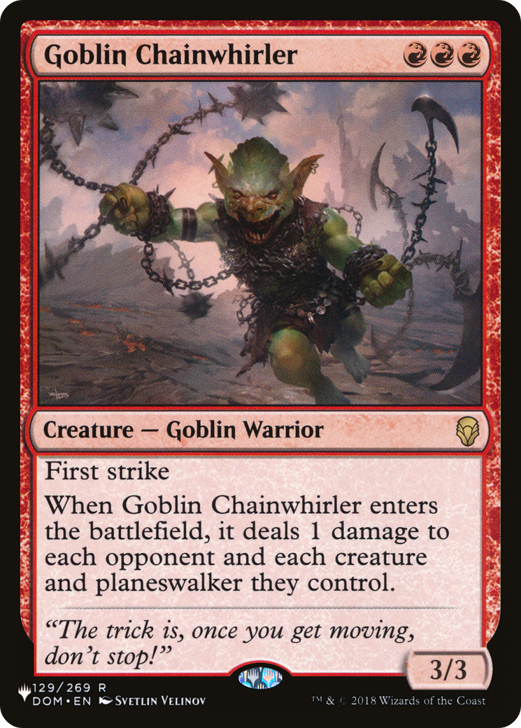 Goblin Chainwhirler [The List Reprints] | Anubis Games and Hobby