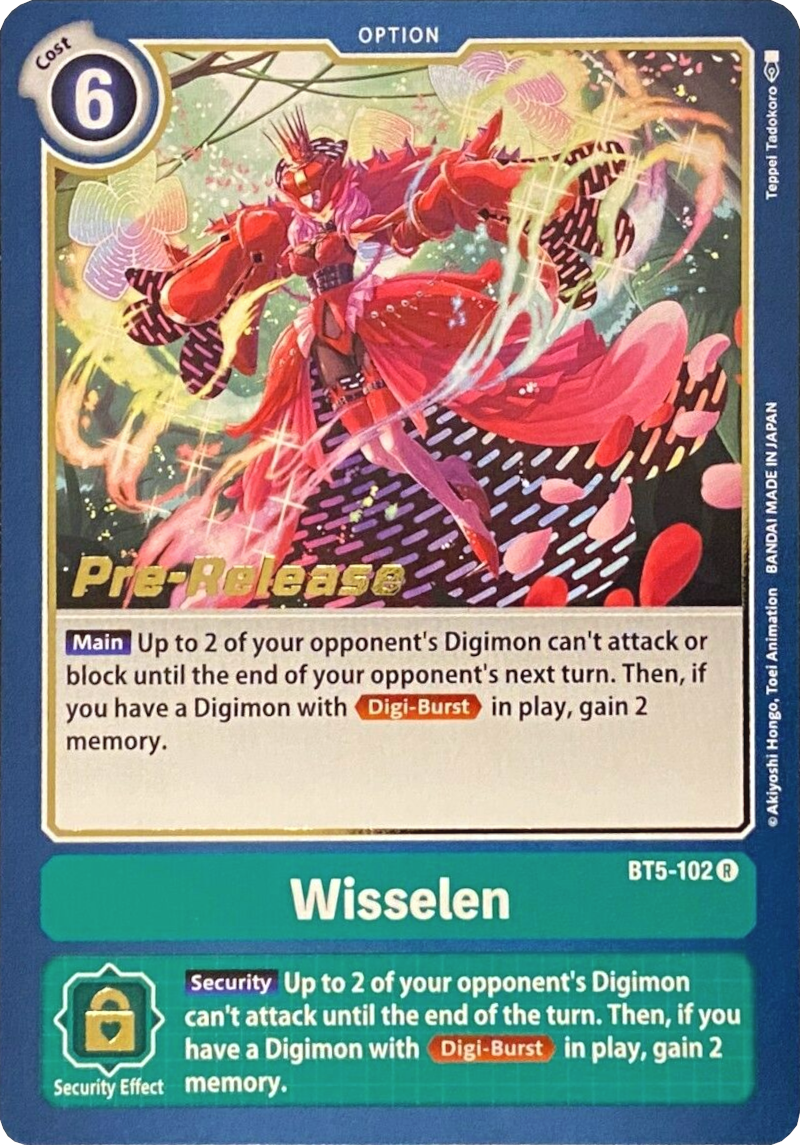 Wisselen [BT5-102] [Battle of Omni Pre-Release Promos] | Anubis Games and Hobby