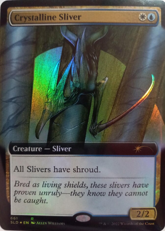 Crystalline Sliver (Extended Art) [Secret Lair Drop Promos] | Anubis Games and Hobby