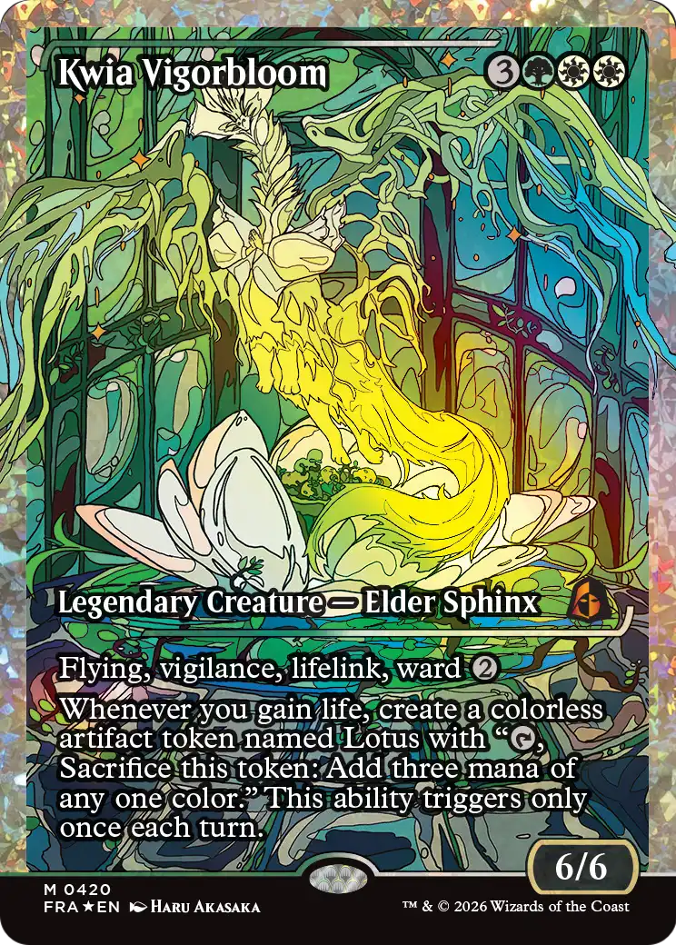 Kwia Vigorbloom (Showcase) (Fracture Foil) (0420) [Reality Fracture] | Anubis Games and Hobby