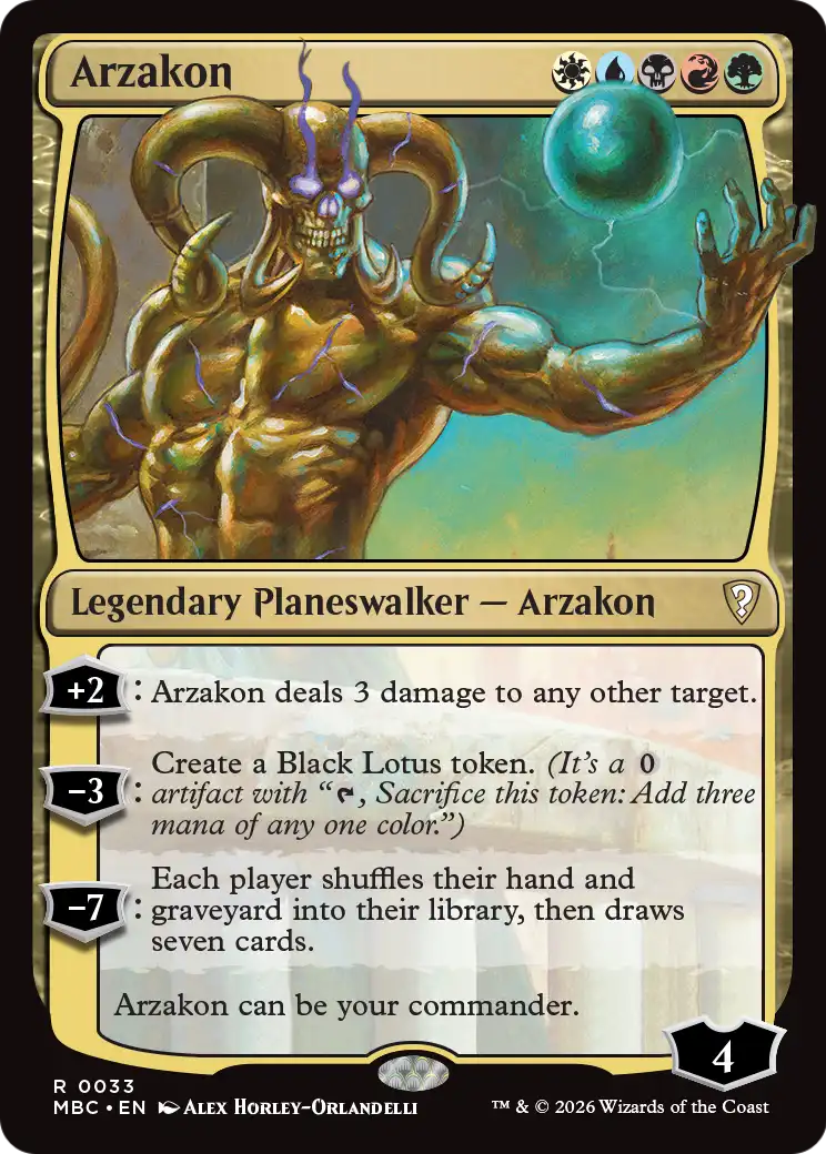 Arzakon [Mystery Booster: Commander Edition] | Anubis Games and Hobby