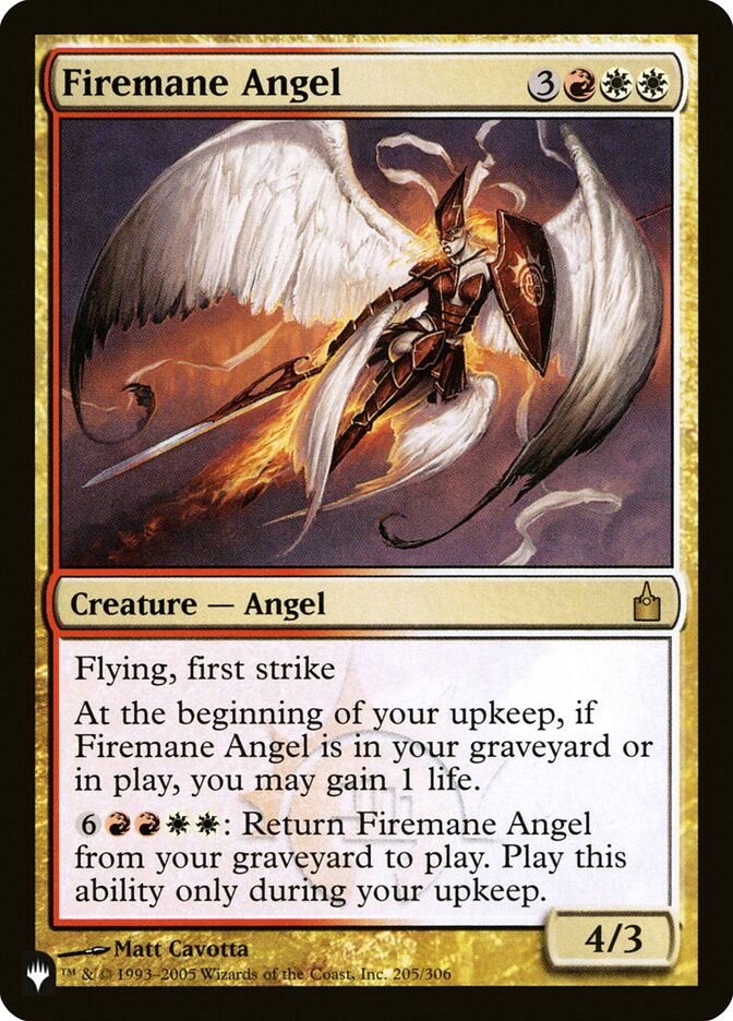 Firemane Angel [The List] | Anubis Games and Hobby