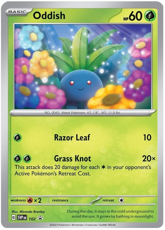 Oddish (102) [Scarlet & Violet: Black Star Promos] | Anubis Games and Hobby