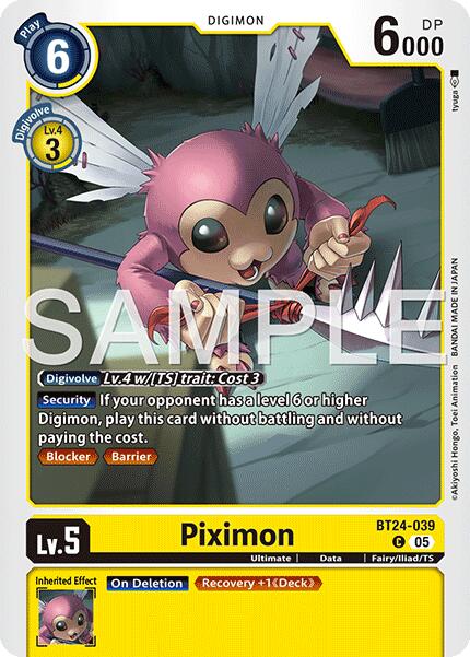 Piximon [BT24-039] [Time Stranger] | Anubis Games and Hobby