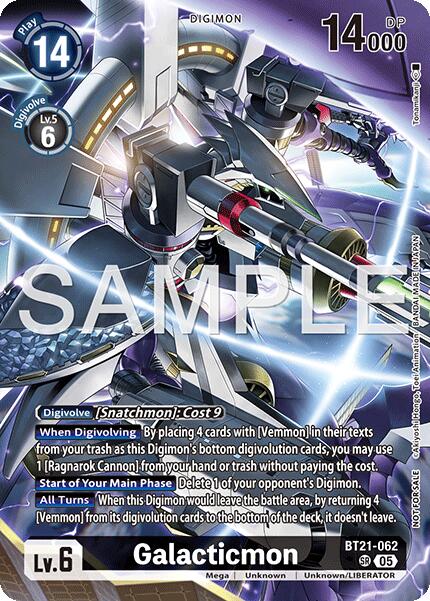 Galacticmon [BT21-062] (2026 Dash Pack Campaign) (Alternate Art - Japanese) [World Convergence] | Anubis Games and Hobby