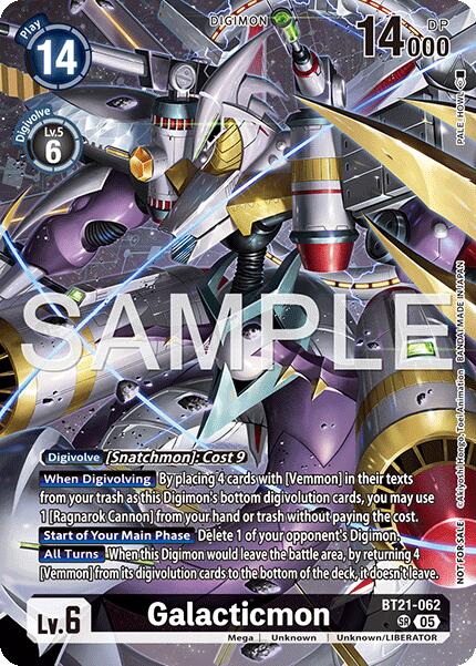 Galacticmon [BT21-062] (2026 Dash Pack Campaign) (Alternate Art - Chinese) [World Convergence] | Anubis Games and Hobby