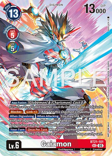 Gaiamon [BT21-101] (2026 Dash Pack Campaign) (Alternate Art - Chinese) [World Convergence] | Anubis Games and Hobby