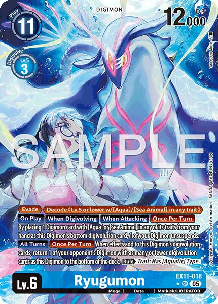 Ryugumon [EX11-018] (Alternate Art) [Dawn of Liberator] | Anubis Games and Hobby