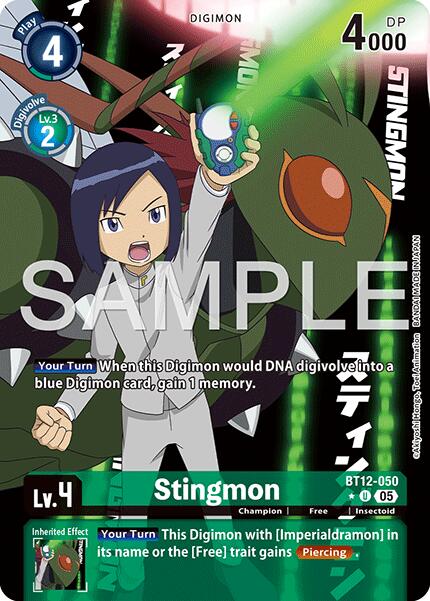 Stingmon [BT12-050] (Alternate Art) [Advanced Booster Digimon Generation] | Anubis Games and Hobby